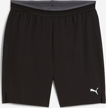 PUMA Regular Workout Pants 'Cloudspun' in Black: front