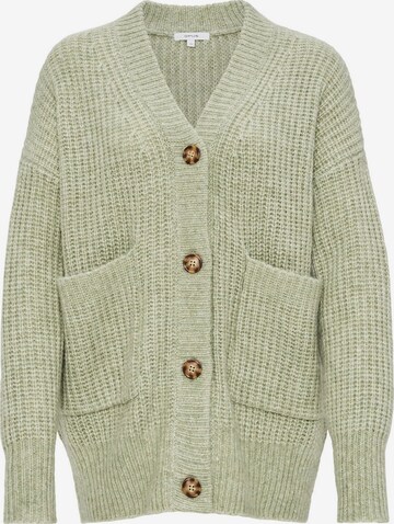 OPUS Knit Cardigan 'Daphni' in Green: front