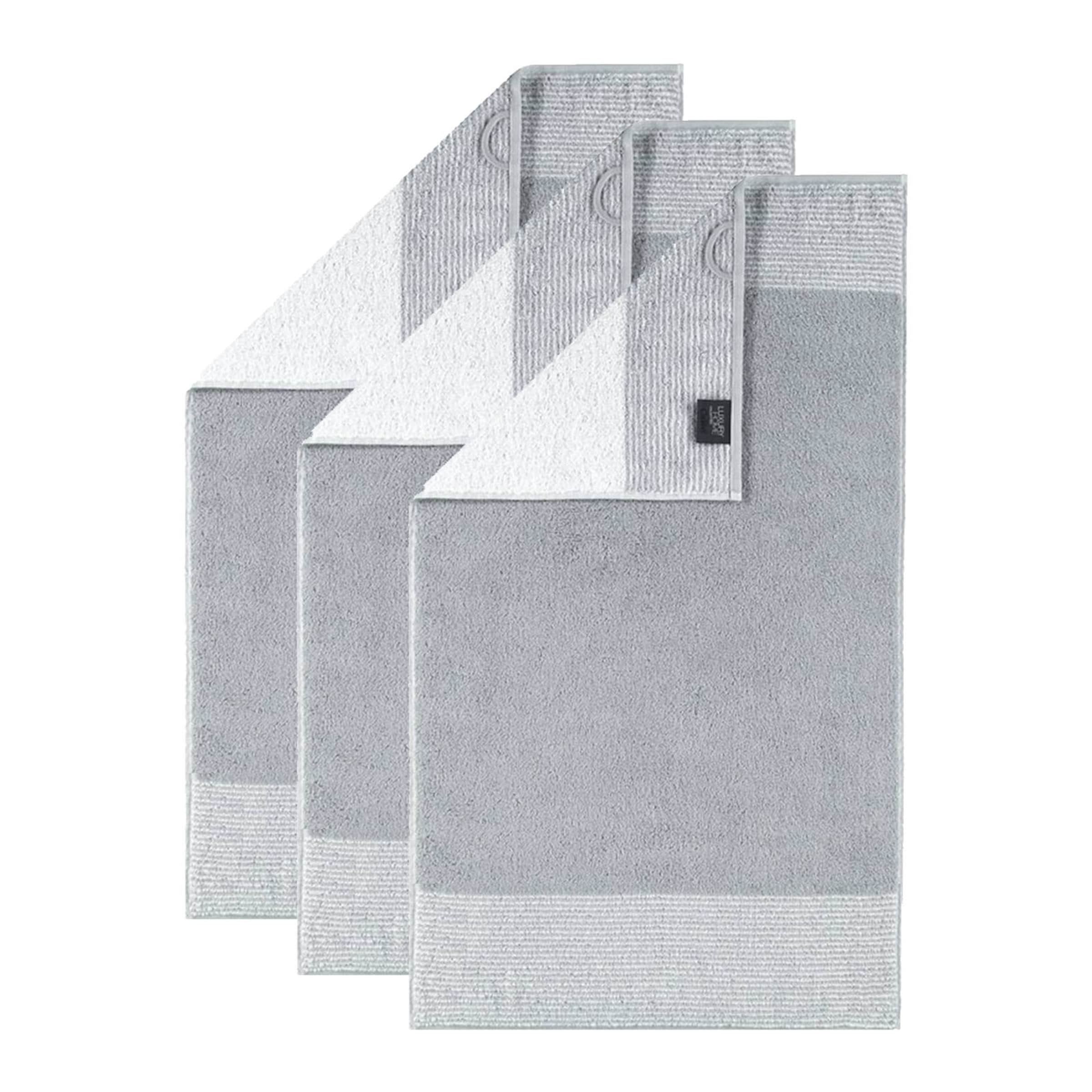 Cawö Handtuch in Silber: Vorderseite