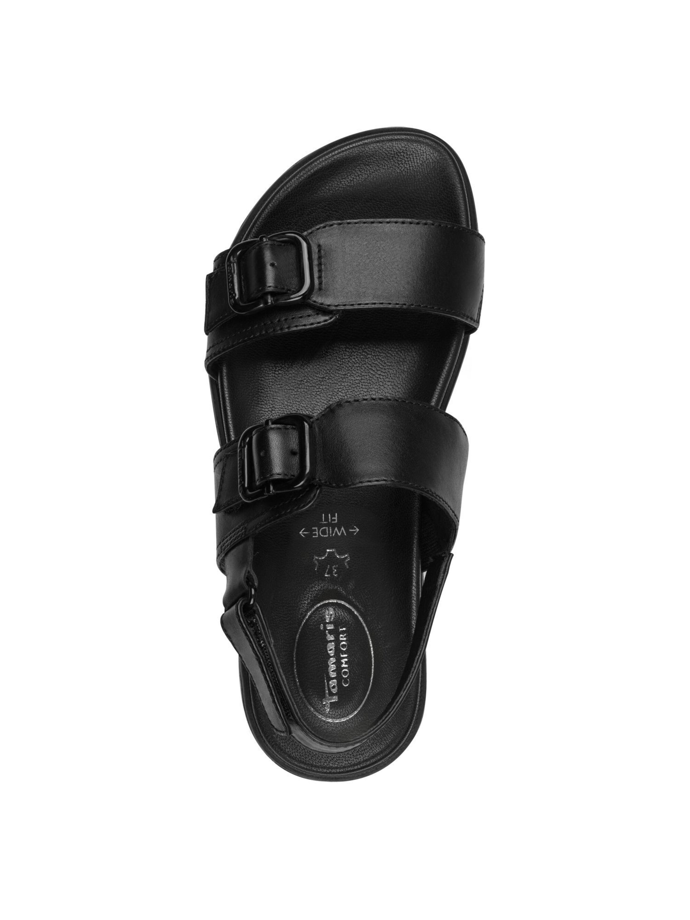 Tamaris Sandale in Schwarz