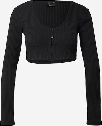 Gina Tricot Knit Cardigan 'Ella' in Black: front