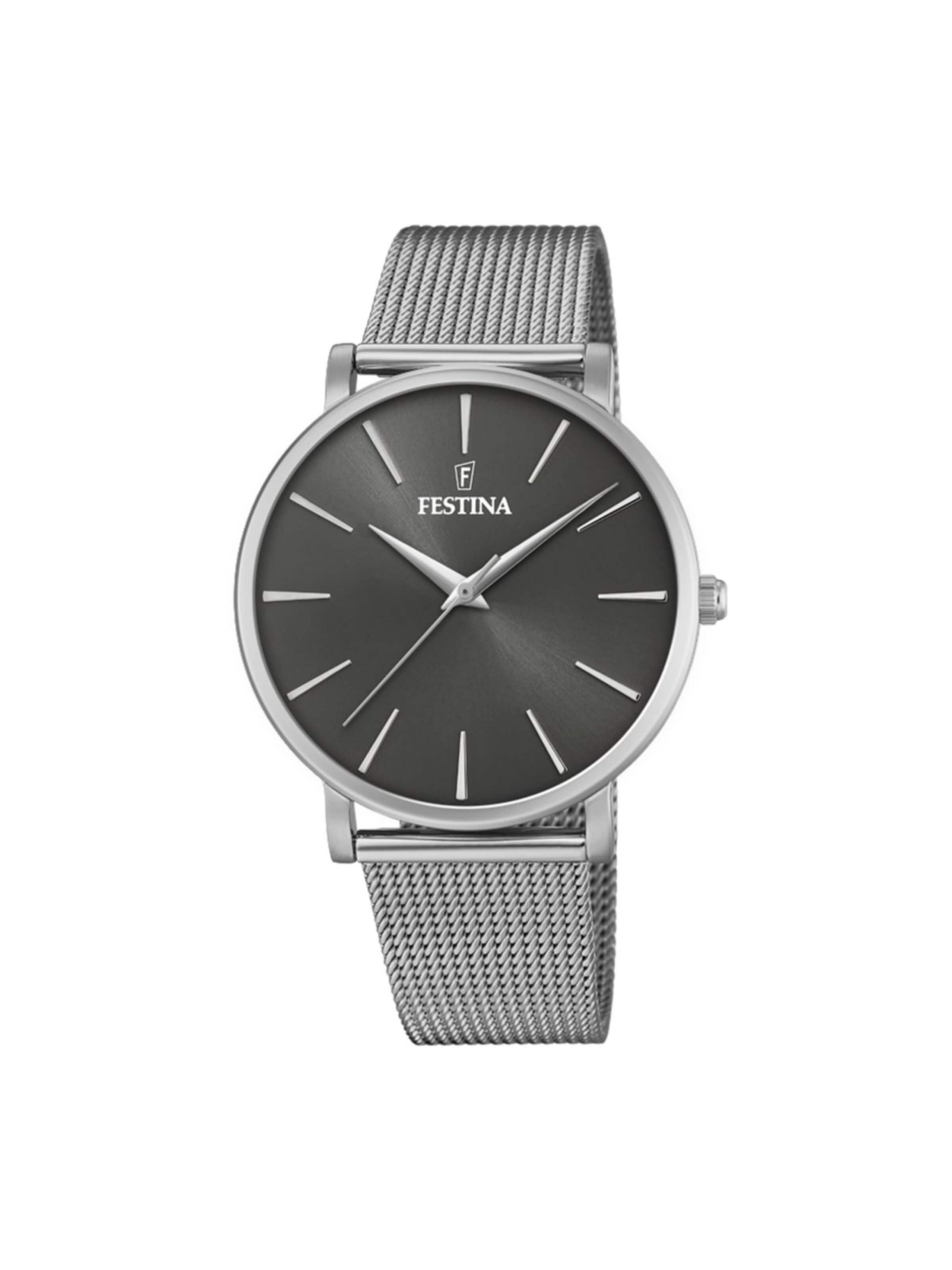FESTINA Analoog horloge 'Watch Boyfriend Collection' in Zwart: voorkant