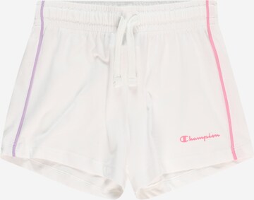 Pantalon Champion Authentic Athletic Apparel en blanc : devant