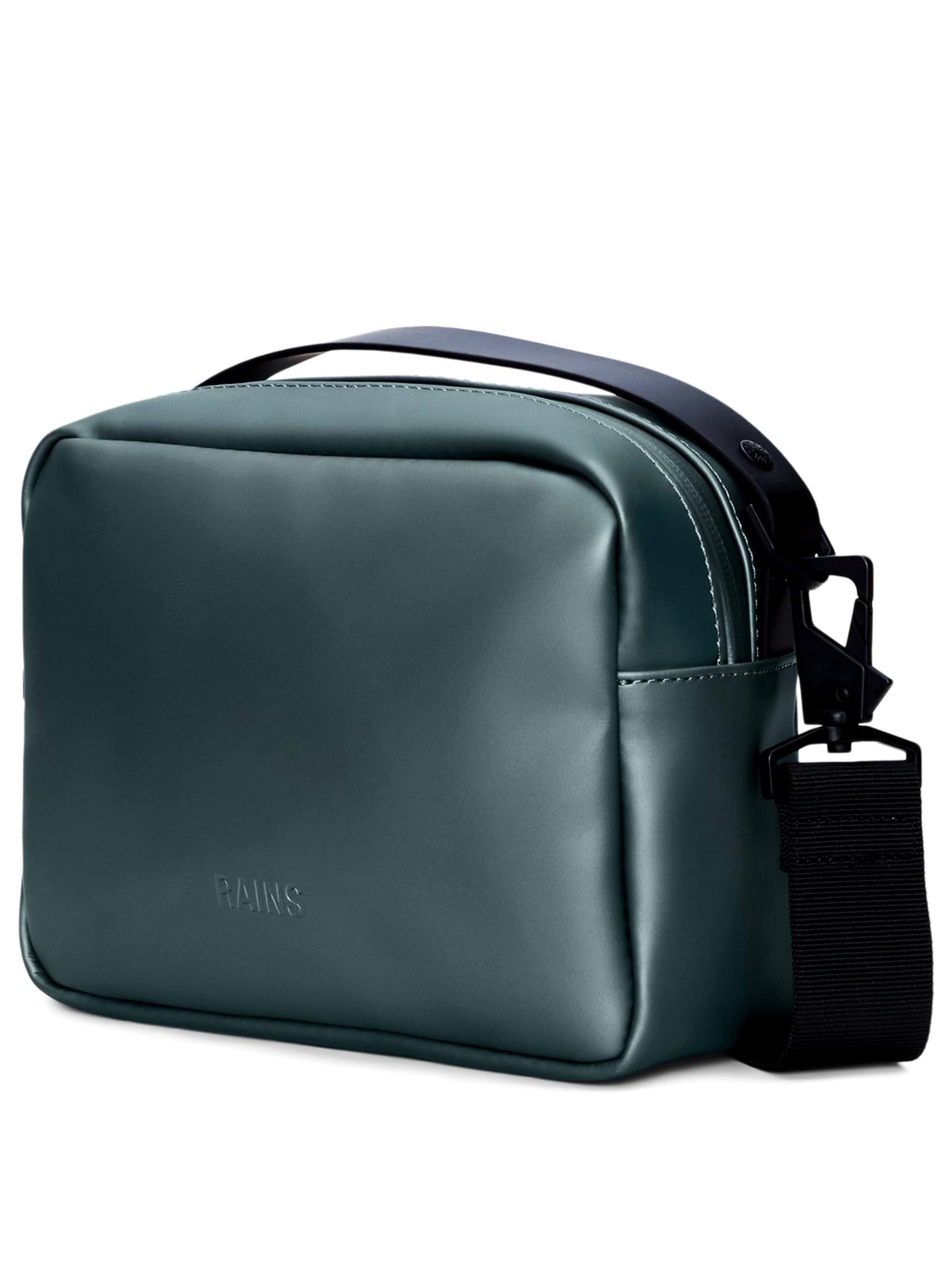 RAINS Crossbody Bag 'Box' in Green
