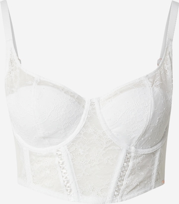 balta Dorina Marškinėliai Liemenėlė: priekis