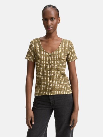 TOM TAILOR DENIM Shirt in Green: front