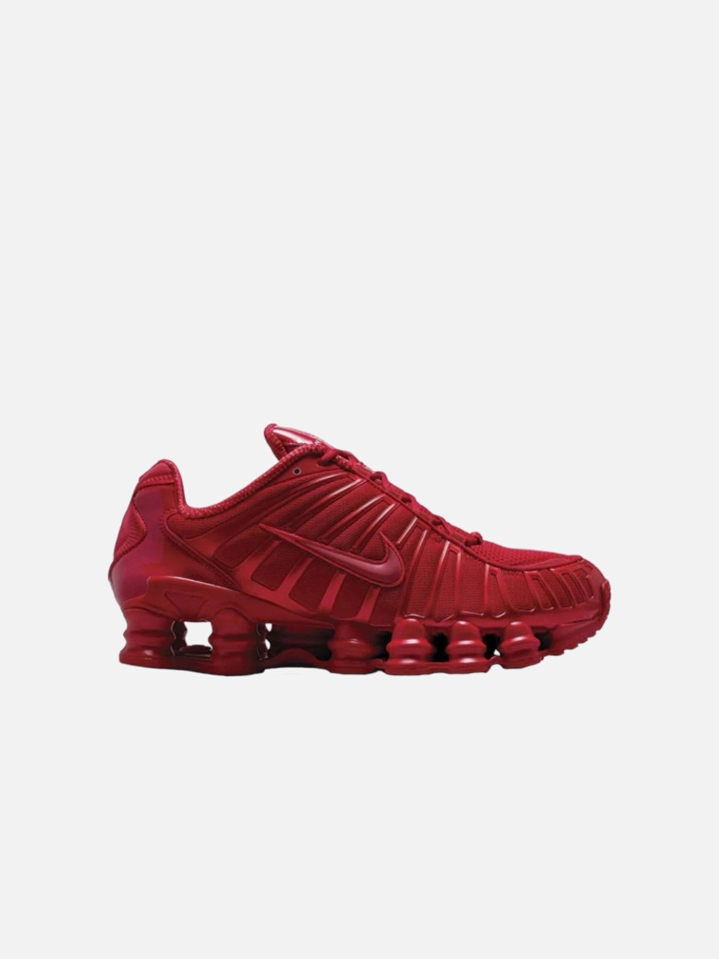 NIKE Sneakers laag 'Nike Shox TL Gym Red White' in 44,5 in de kleur Rood, Productweergave