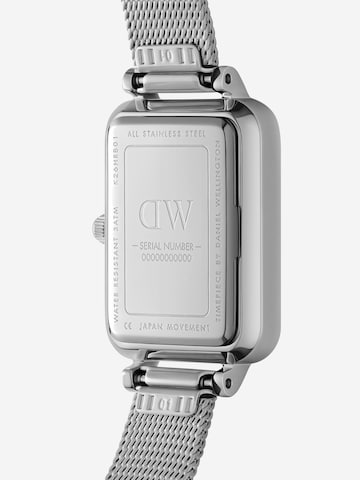 Daniel Wellington Αναλογικό ρολόι 'Quadro Unitone Silver S' σε ασημί