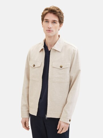 TOM TAILOR Between-season jacket in Beige