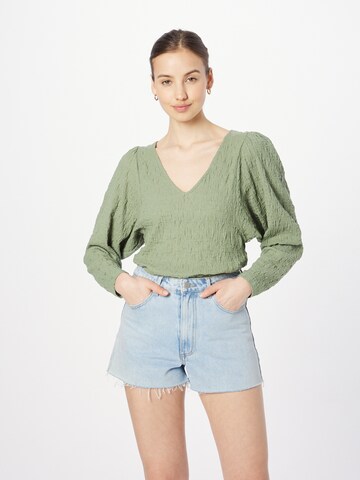 Lindex Bluse 'Jessica' in Grün: Vorderseite