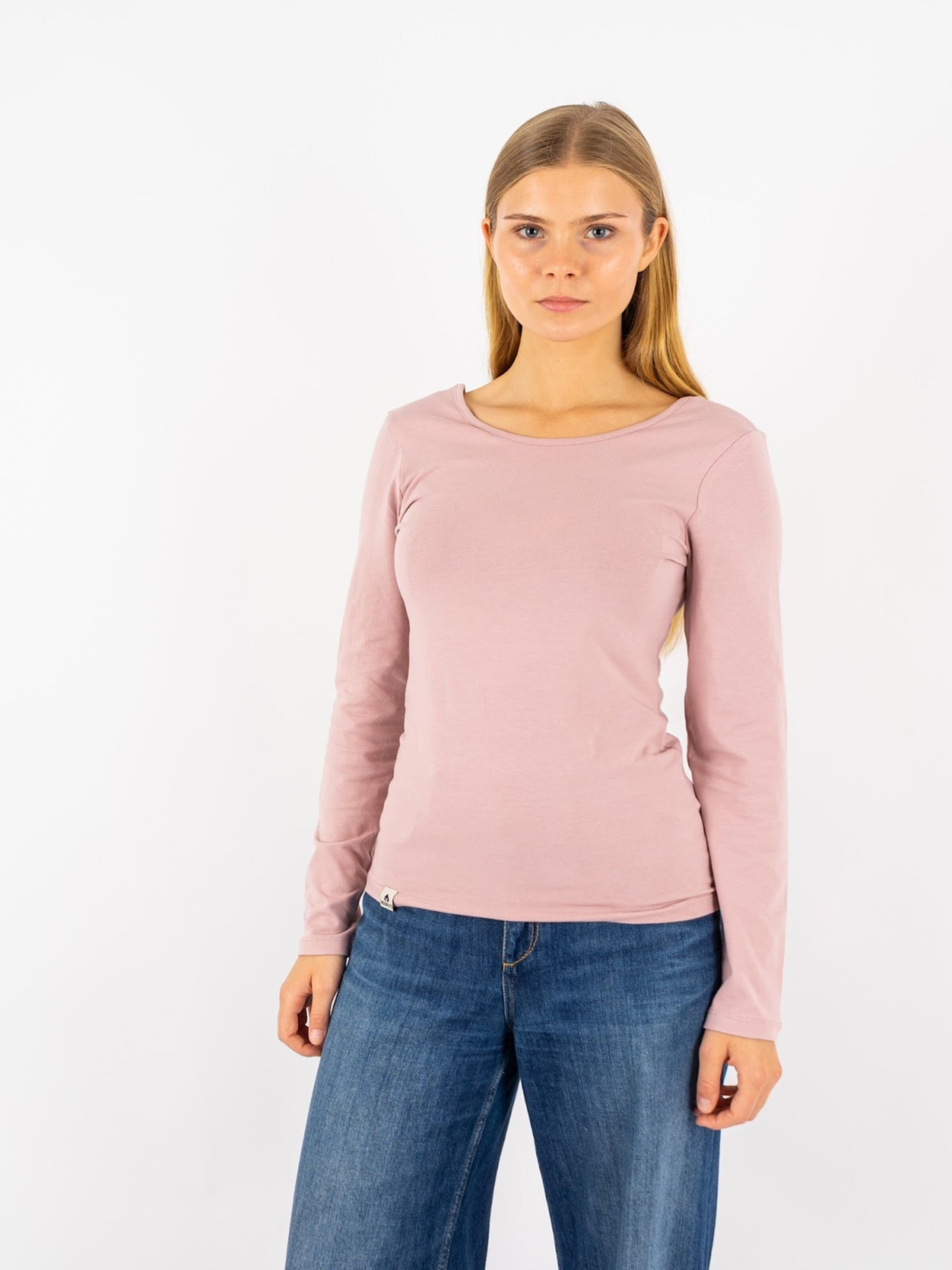 NOORLYS Shirt 'ELISE' in Pink: front