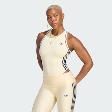 ADIDAS PERFORMANCE T-shirt Sports bodysuit in Yellow: front