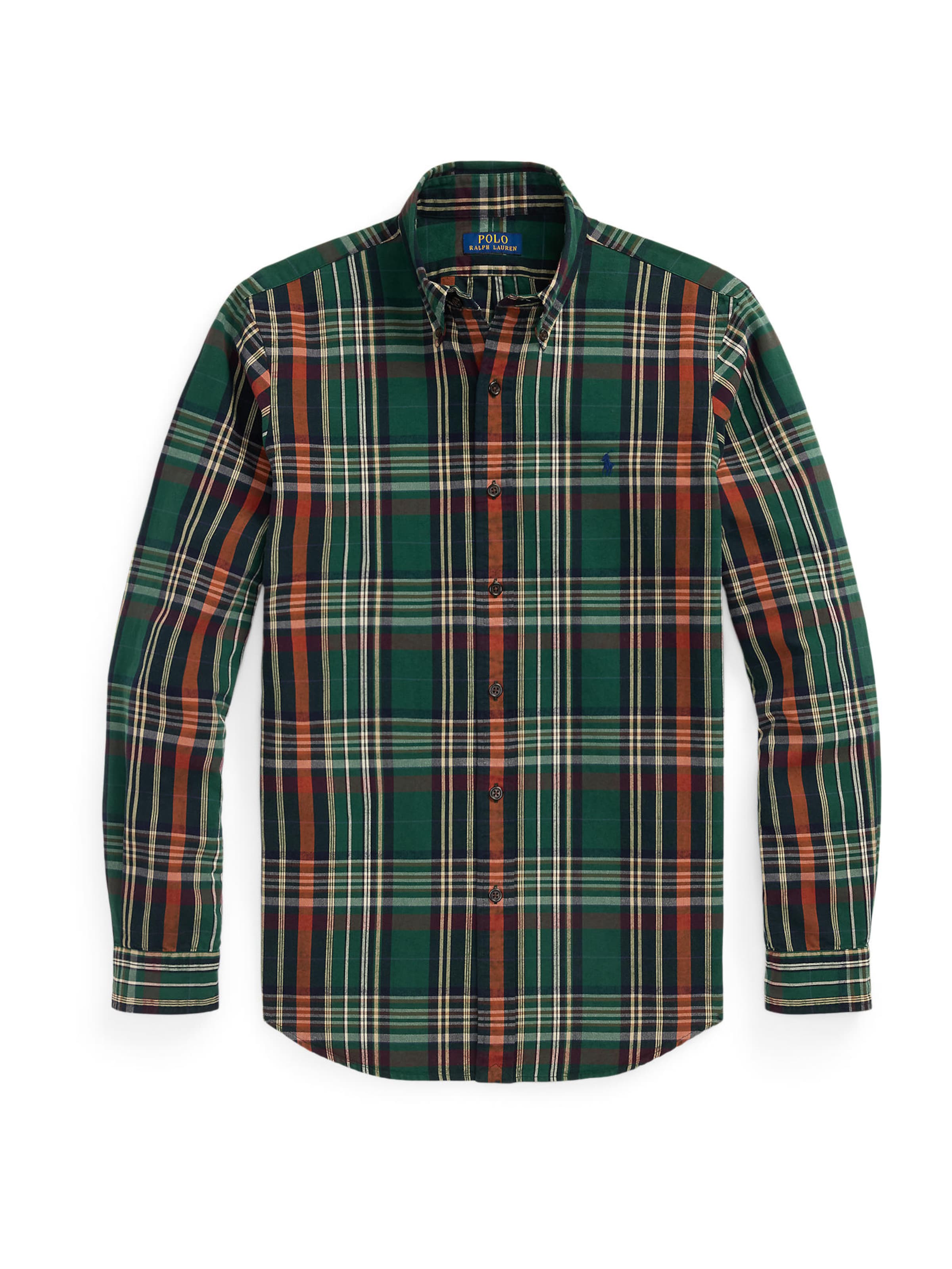 Polo Ralph Lauren Regular fit Πουκάμισο σε πράσινο: μπροστά