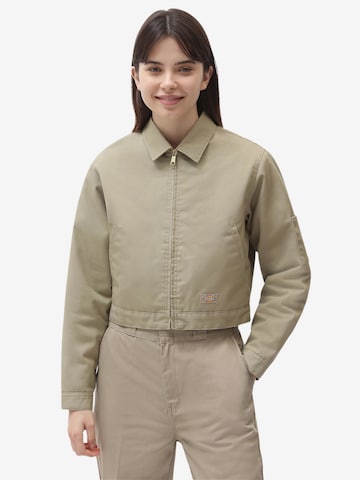 Geacă de primăvară-toamnă 'Eisenhower' de la DICKIES pe verde: față