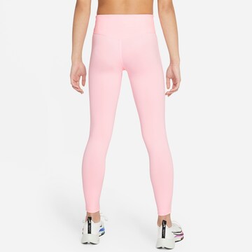 NIKE Skinny Športne hlače | roza barva