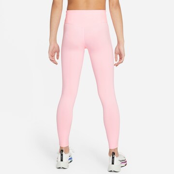 NIKE Skinny Sportbyxa i rosa