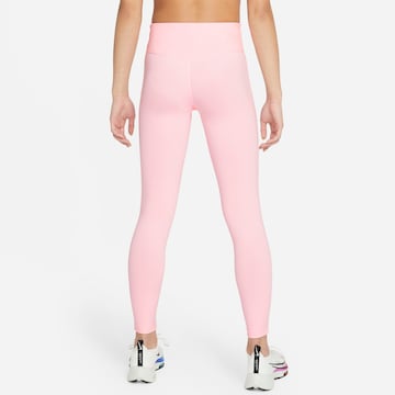 NIKE Skinny Sporthose in Pink