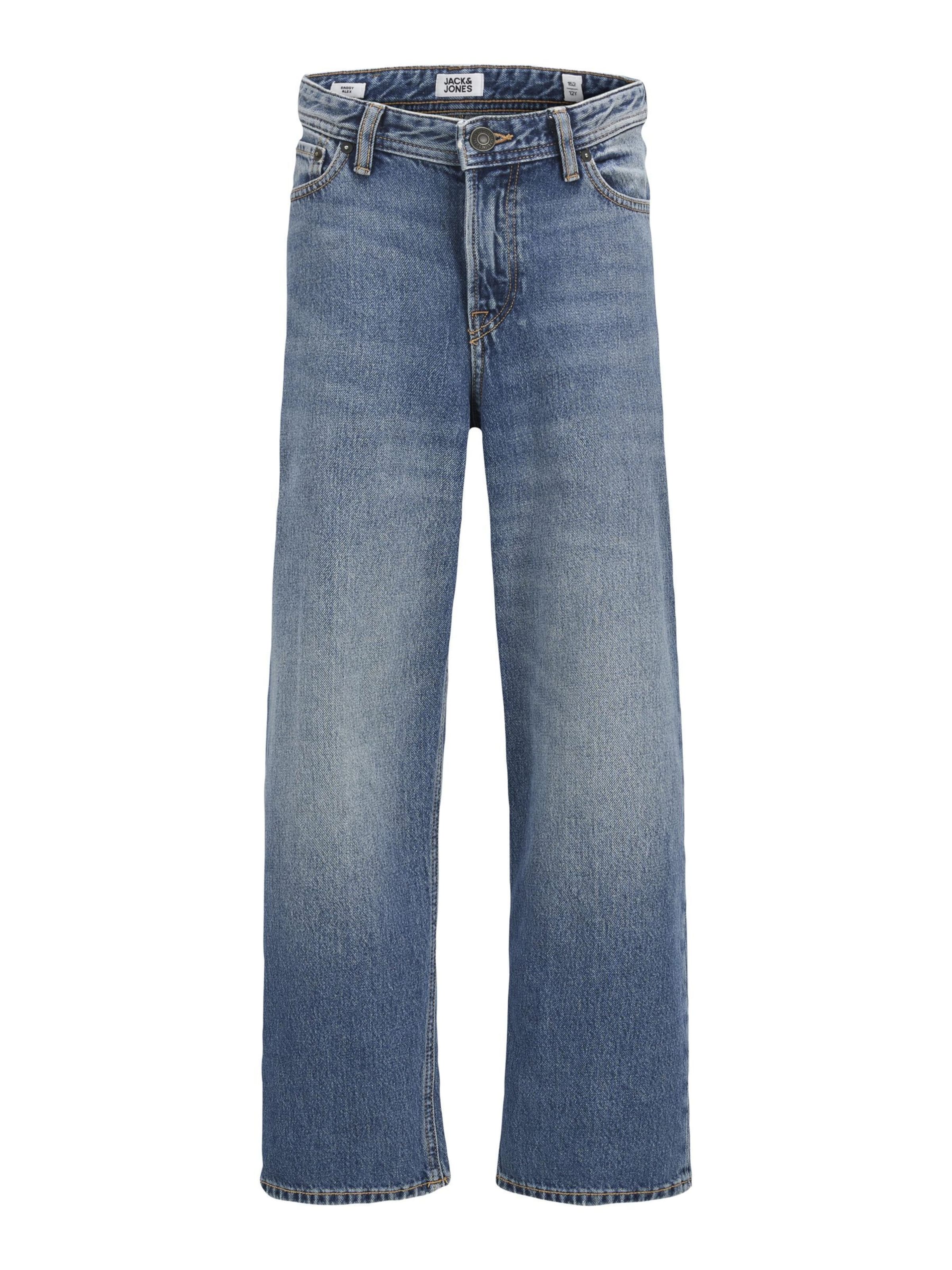 Jack & Jones Junior Baggy Jeans 'JJIAlex' in Blue: front