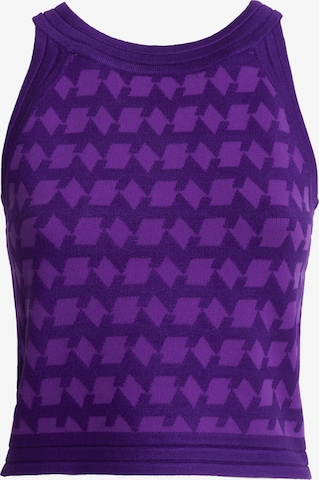 Tops en tricot Influencer en violet : devant