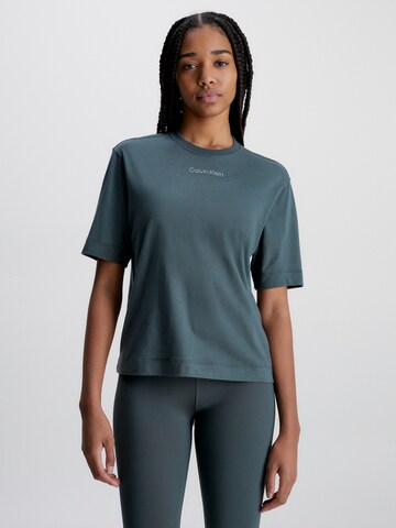 Calvin Klein Sport Performance Shirt in Green: front