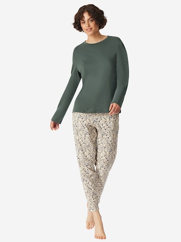 SCHIESSER Schlafshirt 'Mix & Relax' in Grün