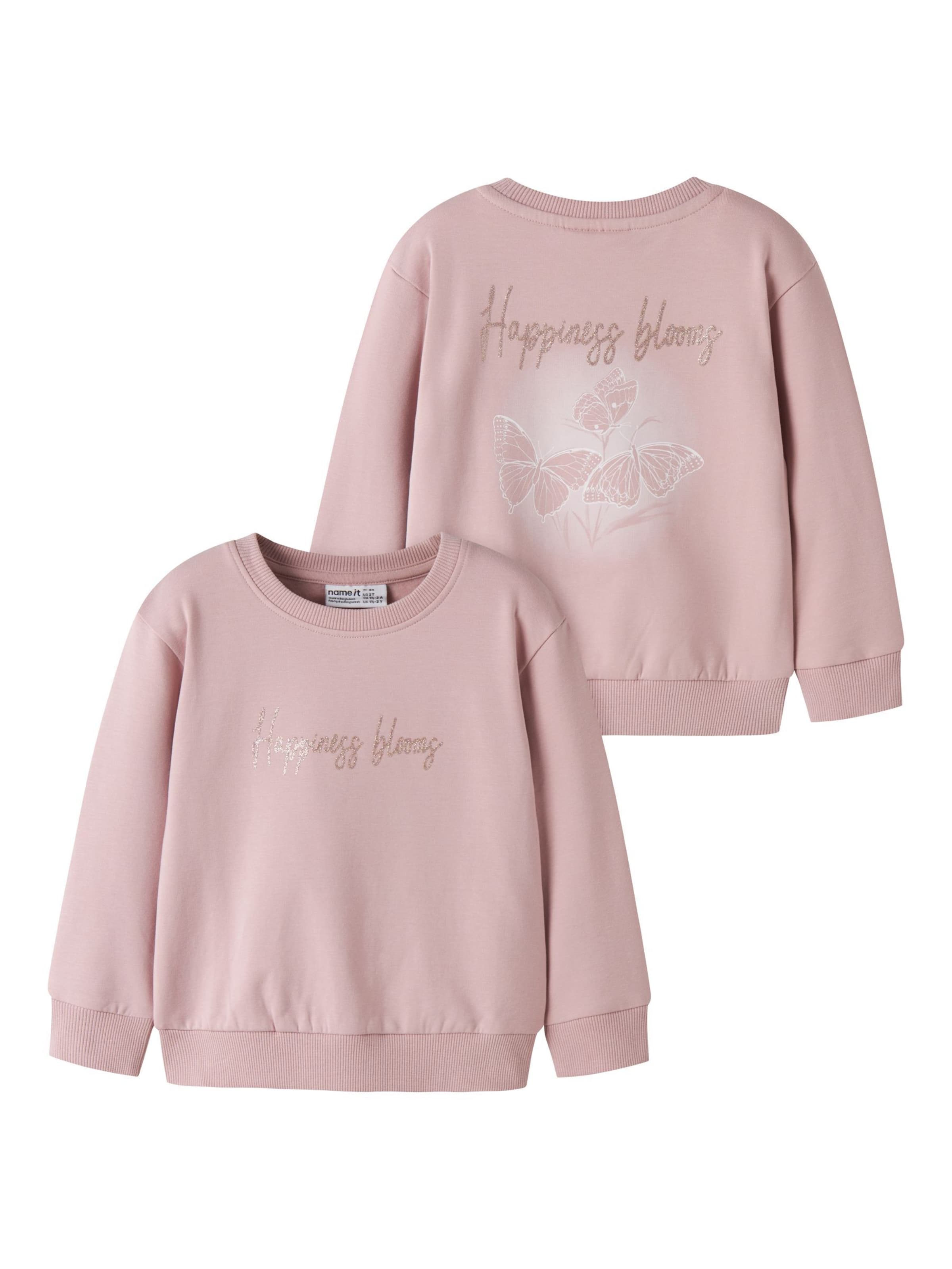 NAME IT - Sudadera en rosa: frente