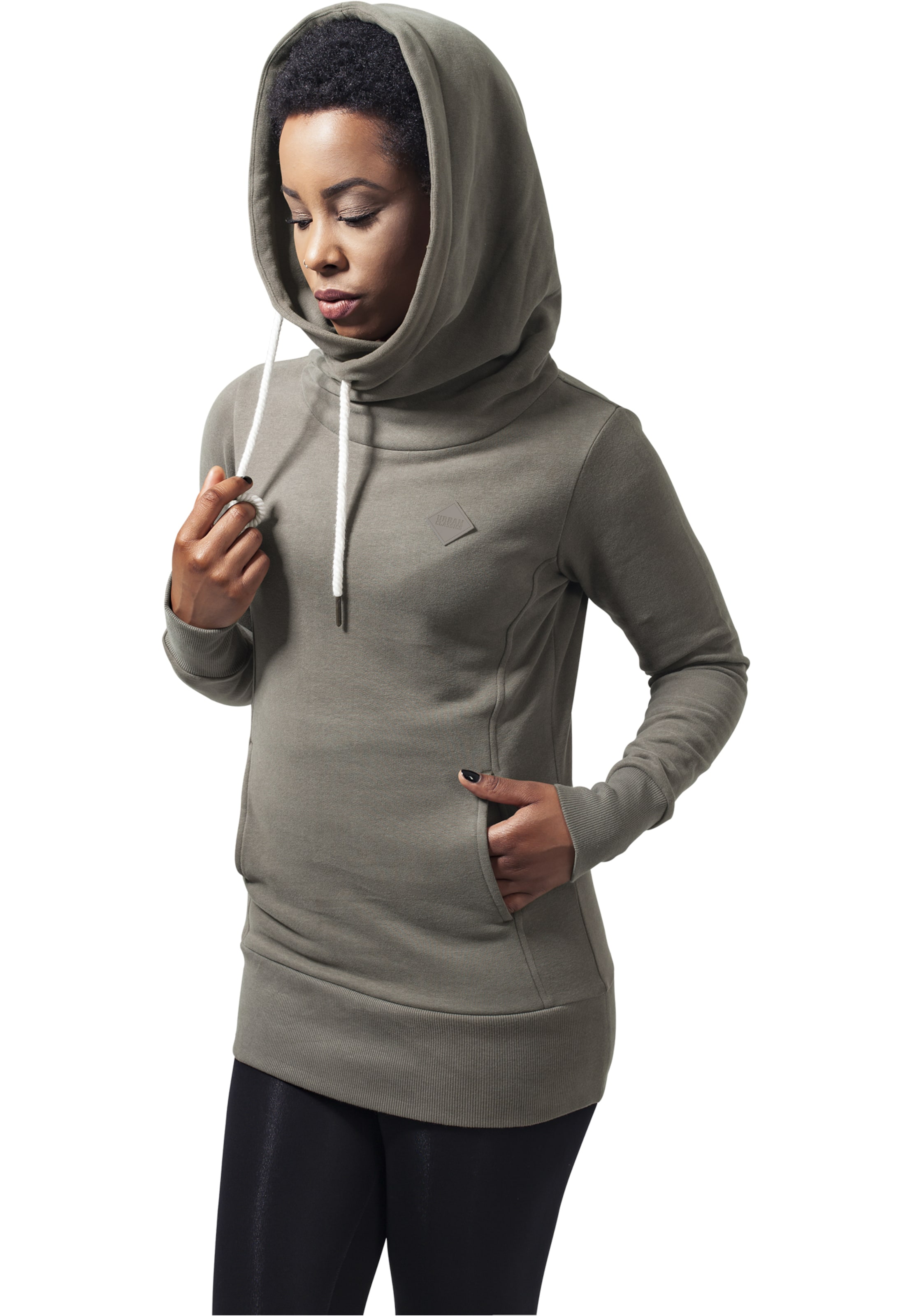 Urban Classics Sweatshirt in Grün: Vorderseite