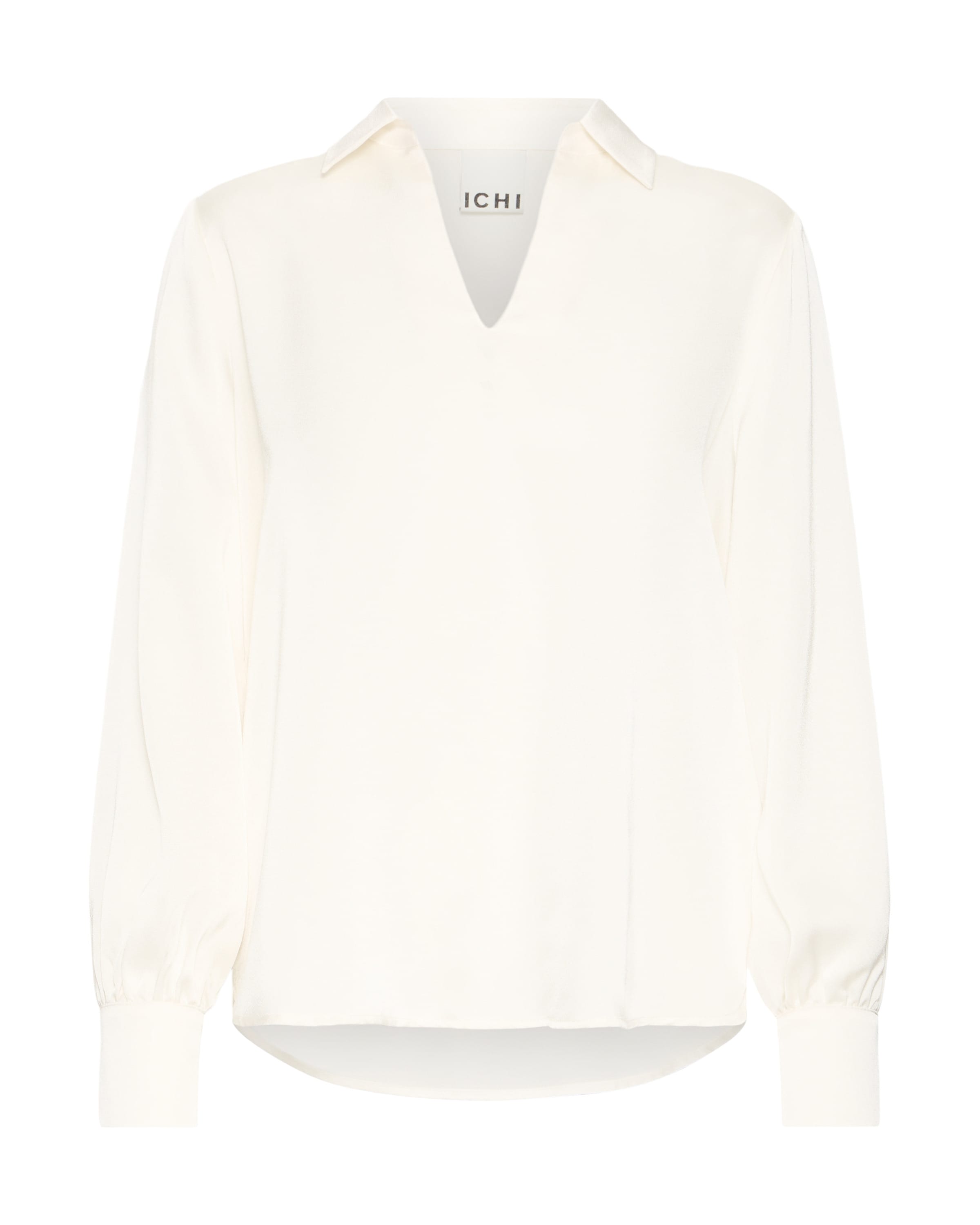 ICHI Blouse in de kleur Crème, Productweergave