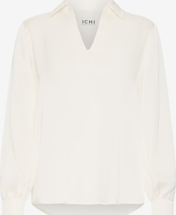 ICHI Bluse in Beige: Vorderseite