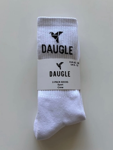 DAUGLE Urheilusukat värissä valkoinen