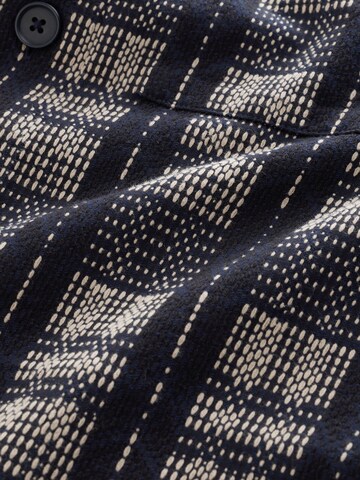 Next Regular fit Button Up Shirt in Blue