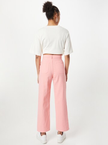 Loosefit Pantalon Monki en rose