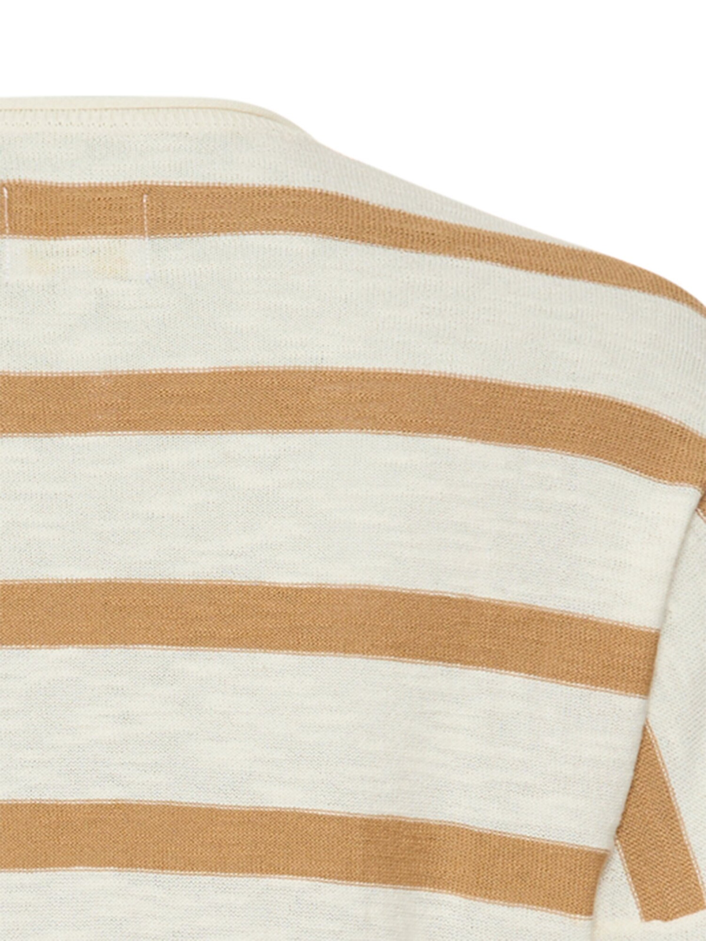 CAMEL ACTIVE Boxy Strickpullover mit 3/4-Ärmeln in Beige