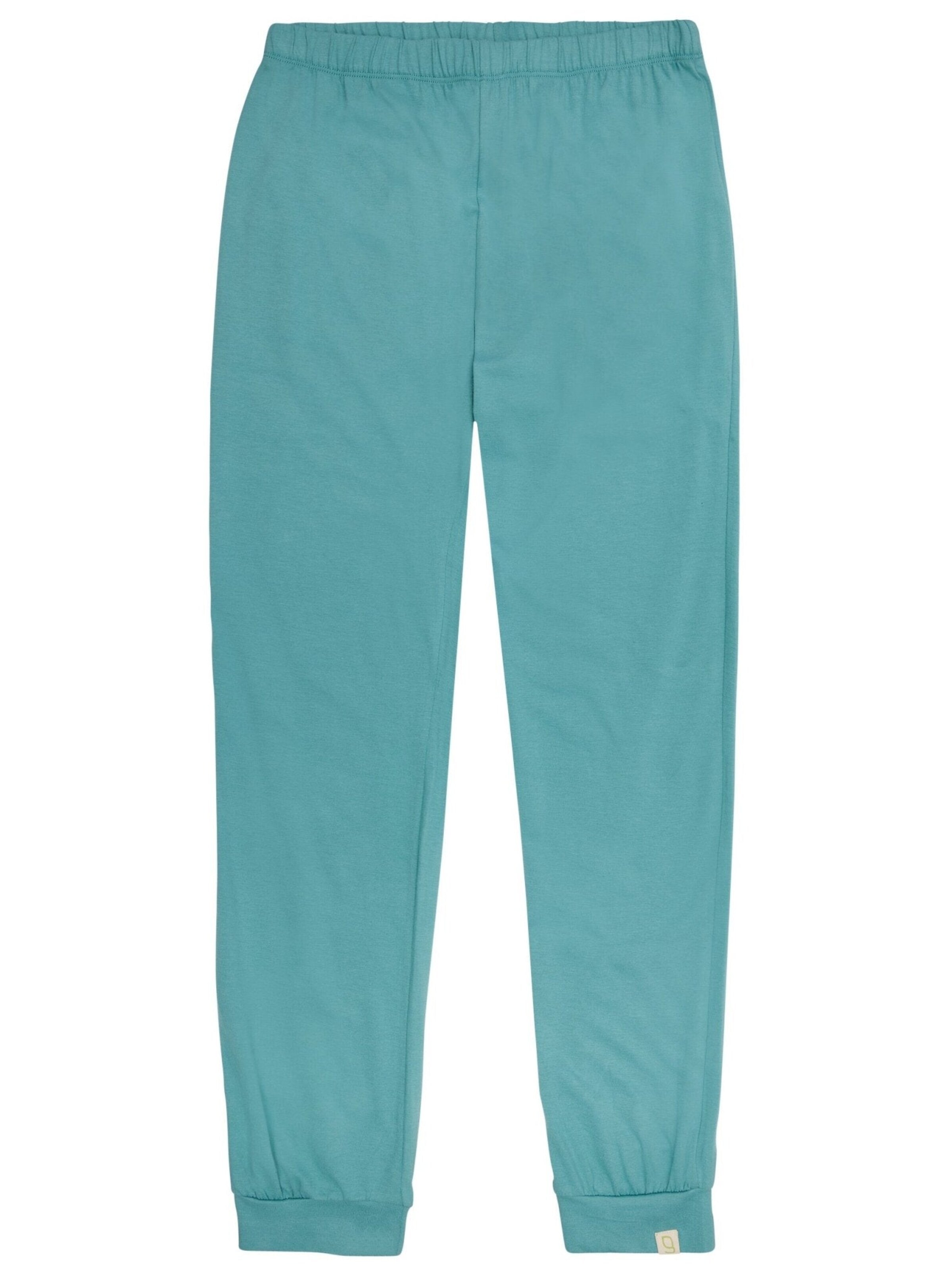 greenjama Pyjamahose‌ in Grün: Vorderseite