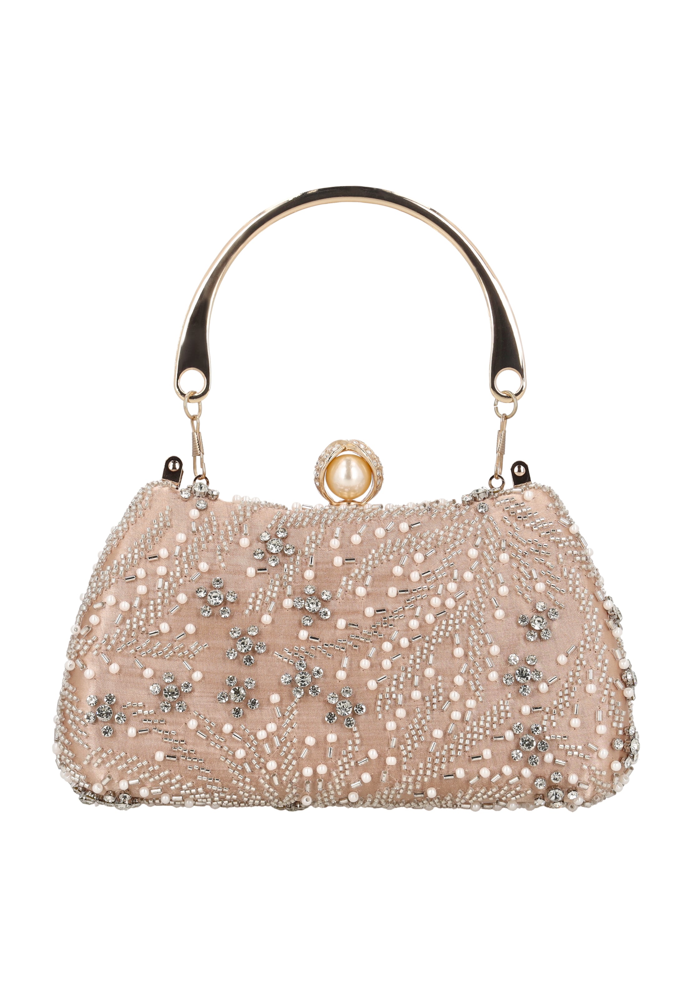 usha BLACK LABEL Clutch in Beige: voorkant