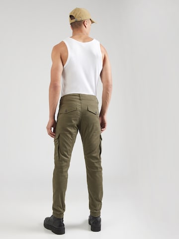 Coupe slim Pantalon cargo 'JJIPaul JJFlake' JACK & JONES en vert