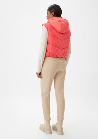 Gilet di comma casual identity in arancione: dietro