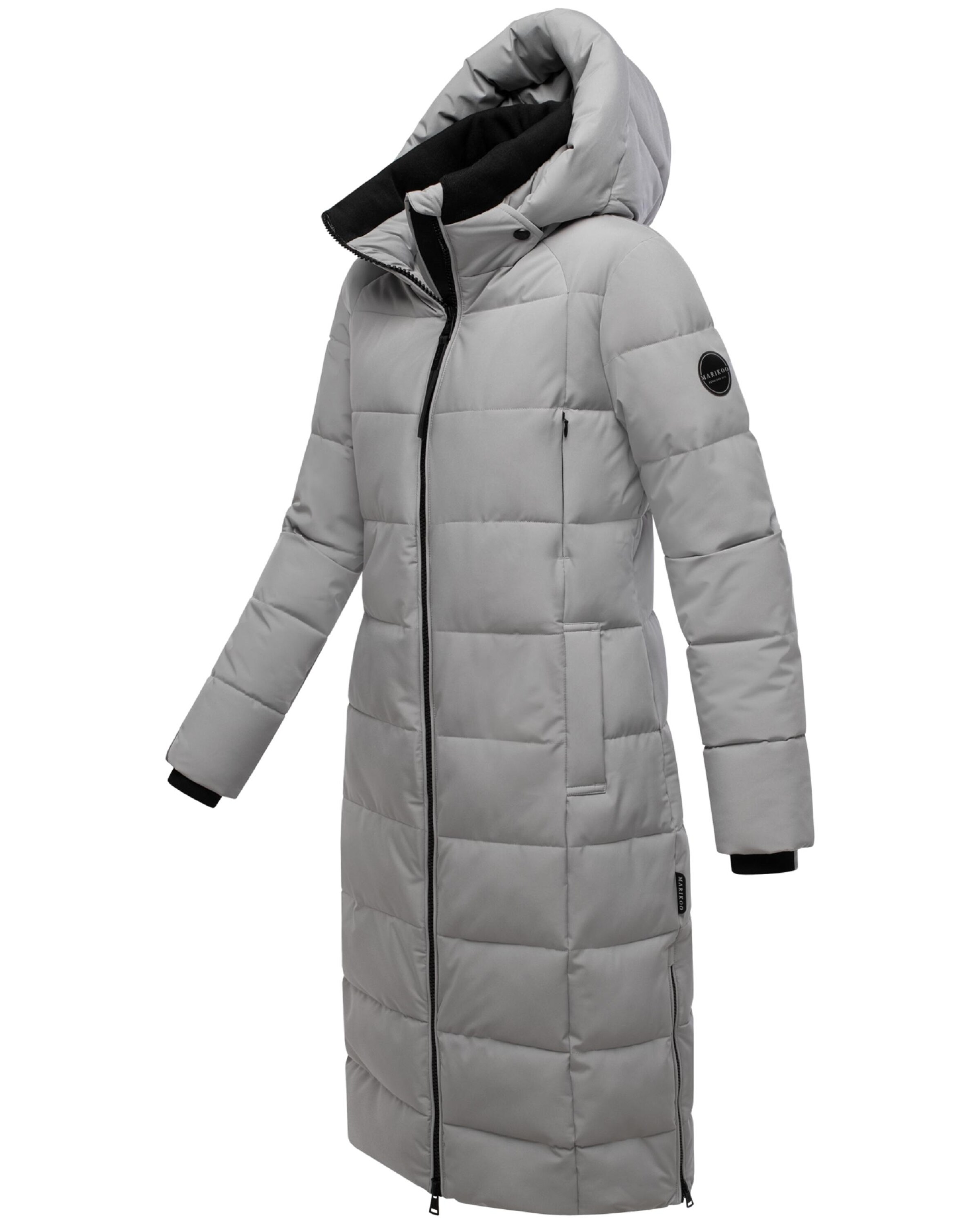 MARIKOO Winter Coat 'Lanitaa XVI' in Grey