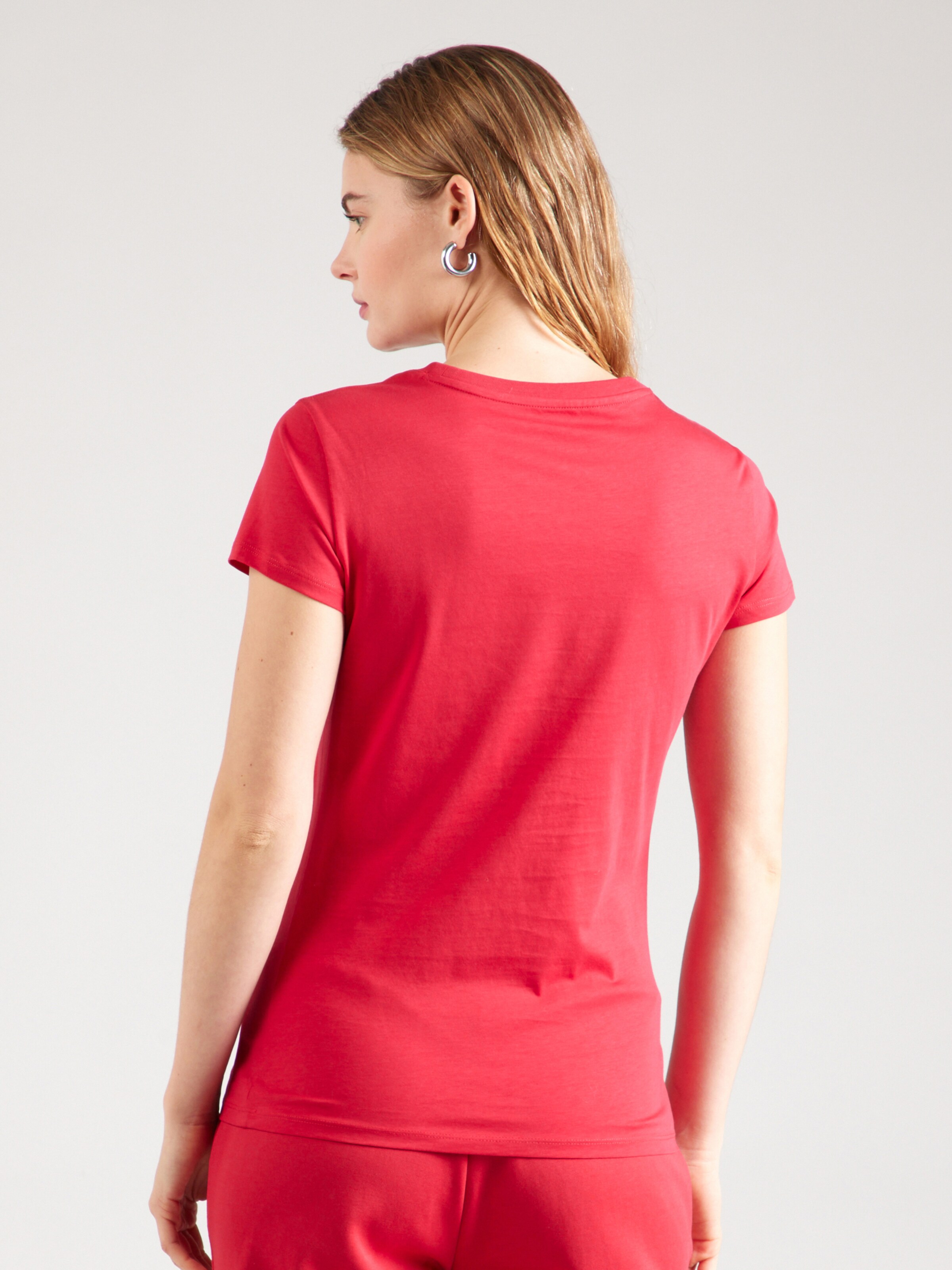 armani exchange red shirt