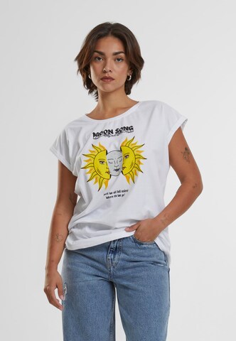 T-shirt 'Moon Song' Merchcode en blanc