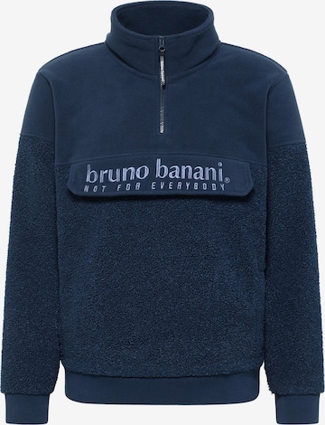 BRUNO BANANI Sweatshirt 'Cash' in Blue: front