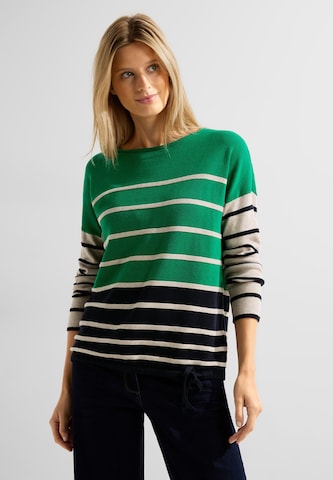 CECIL Sweater in Green: front