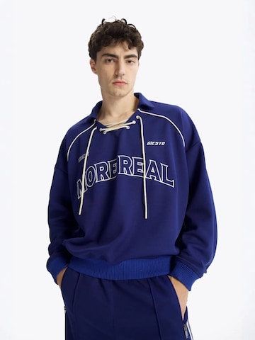 Giesto - Sweatshirt em azul: frente