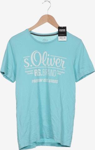 s.Oliver Shirt in M in Blue: front