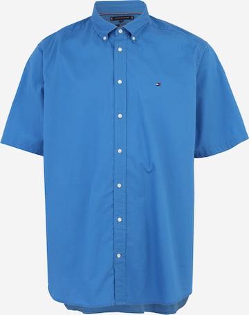 Tommy Hilfiger Big & Tall Regular Fit Skjorte 'FLEX' i blå: forside
