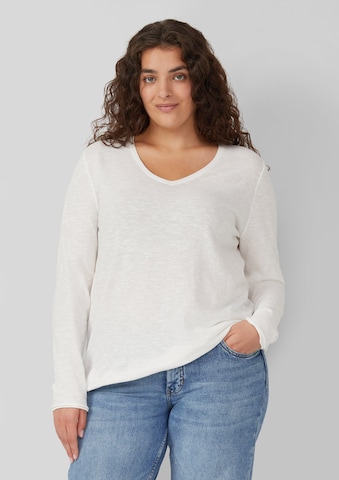 T-shirt s.Oliver en blanc : devant