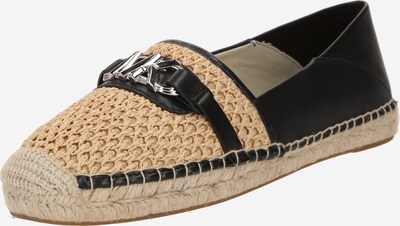 MICHAEL Michael Kors Espadrilles 'EMBER' en beige / noir / argent, Vue avec produit