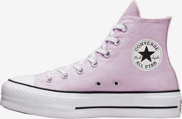 CONVERSE Magas szárú sportcipők 'Chuck Taylor All Star' - lila