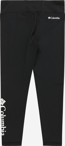 COLUMBIA Skinny Outdoorhose in Schwarz