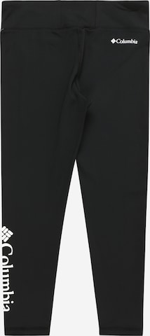 COLUMBIA - Skinny Calças outdoor em preto